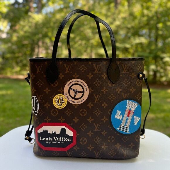 Louis Vuitton Handbags - Louis Vuitton Monogram World Tour Neverfull MM
